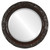 Beveled Mirror - Rome Round Frame - Walnut