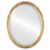 Beveled Mirror - Saratoga Oval Frame - Champagne Gold