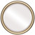 Beveled Mirror - Saratoga Round Frame - Desert Gold