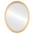 Flat Mirror - Saratoga Oval Frame - Gold Spray