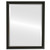 Beveled Mirror - Saratoga Rectangle Frame - Matte Black