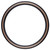 Beveled Mirror - Saratoga Round Frame - Walnut