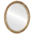 Beveled Mirror - Virginia Oval Frame - Champagne Gold