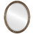 Beveled Mirror - Virginia Oval Frame - Champagne Silver