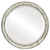 Beveled Mirror - Virginia Round Frame - Champagne Silver