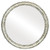 Flat Mirror - Virginia Circle Frame - Champagne Silver