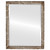 Beveled Mirror - Virginia Rectangle Frame - Champagne Silver