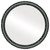 Flat Mirror - Virginia Circle Frame - Hunter Green