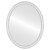 Flat Mirror - Virginia Oval Mirror - Linen White