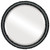 Beveled Mirror - Virginia Round Frame - Matte Black