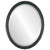 Beveled Mirror - Virginia Oval Frame - Royal Blue