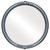 Flat Mirror - Contessa Circle Frame - Black Silver