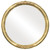 Flat Mirror - Contessa Circle Frame - Champagne Gold