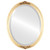 Beveled Mirror - Contessa Oval Frame - Gold Leaf
