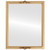 Flat Mirror - Contessa Rectangle Frame - Gold Spray