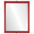 Beveled Mirror - Contessa Rectangle Frame - Holiday Red