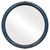 Flat Mirror - Contessa Circle Frame - Royal Blue