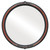 Flat Mirror - Contessa Circle Frame - Vintage Cherry