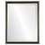 Beveled Mirror - Hamilton Rectangle Frame - Hunter Green with Gold Lip