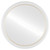 Flat Mirror - Hamilton Round Mirror - Linen White