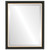 Beveled Mirror - Hamilton Rectangle Frame - Matte Black with Gold Lip