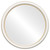 Flat Mirror - Hamilton Circle Frame - Taupe with Gold Lip