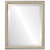 Beveled Mirror - Hamilton Rectangle Frame - Taupe with Gold Lip