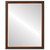 Flat Mirror - Hamilton Rectangle Frame - Vintage Cherry with Gold Lip