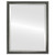 Beveled Mirror - Hamilton Rectangle Frame - Black Silver with Silver Lip