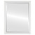 Beveled Mirror - Hamilton Framed Rectangle Mirror - Linen White with Silver Lip