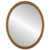 Flat Mirror - Toronto Oval Frame - Desert Gold