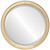 Beveled Mirror - Toronto Round Frame - Gold Leaf