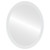 Flat Mirror - Toronto Oval Mirror - Linen White