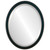 Beveled Mirror - Toronto Oval Frame - Royal Blue