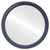 Flat Mirror - Toronto Circle Frame - Royal Blue