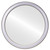 Flat Mirror - Toronto Circle Frame - Silver Shade