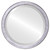 Beveled Mirror - Toronto Round Frame - Silver Leaf with Black Antique