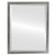 Beveled Mirror - Toronto Rectangle Frame - Silver Leaf with Brown Antique