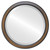 Beveled Mirror - Toronto Round Frame - Walnut