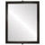 Flat Mirror - Athena Rectangle Frame - Black Silver