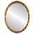 Flat Mirror - Athena Oval Frame - Champagne Gold
