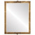 Flat Mirror - Athena Rectangle Frame - Champagne Gold