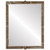 Flat Mirror - Athena Rectangle Frame - Champagne Silver