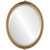 Beveled Mirror - Athena Oval Frame - Desert Gold
