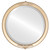 Beveled Mirror - Athena Round Frame - Desert Gold