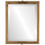 Beveled Mirror - Athena Rectangle Frame - Desert Gold