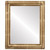 Flat Mirror - Philadelphia Rectangle Frame - Champagne Gold