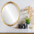 Lifestyle - Athena Oval Frame - Gold Leaf