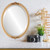 Lifestyle - Athena Oval Frame - Gold Spray