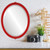 Lifestyle - Athena Oval Frame - Holiday Red